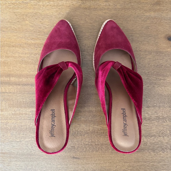 Jeffrey Campbell Velvet Block Heel - Picture 7 of 8